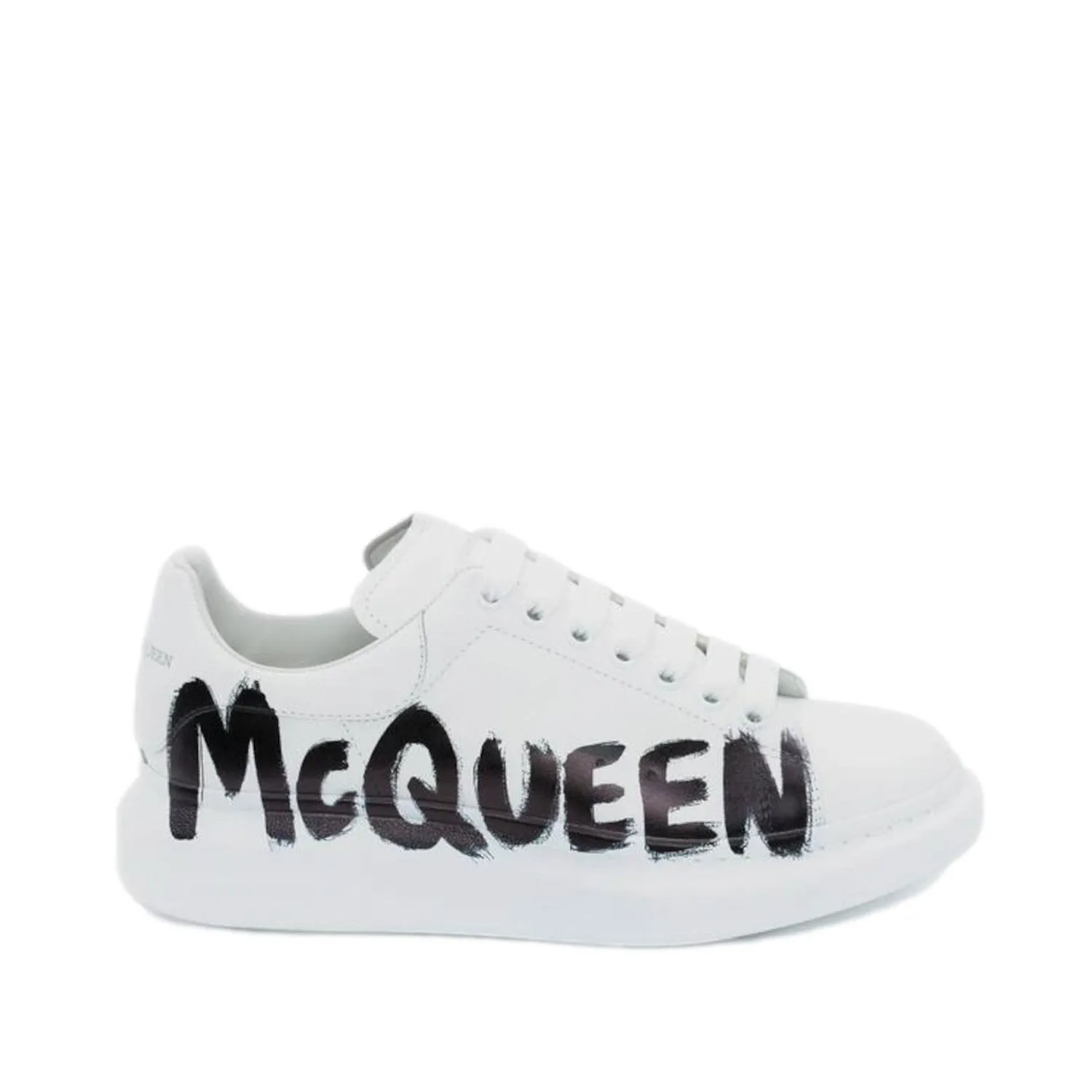 Alexander McQueen    Alexander Mcqueen Graffiti Print Oversized Sneakers