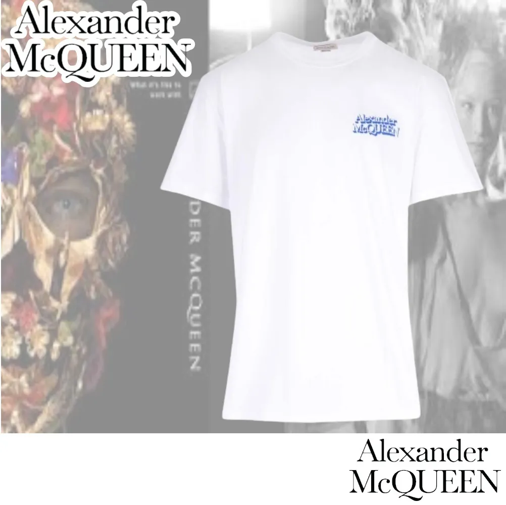 alexander mcqueen  |Cotton Short Sleeves Logo T-Shirts
