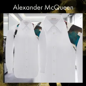 alexander mcqueen  |Street Style Long Sleeves Cotton Shirts