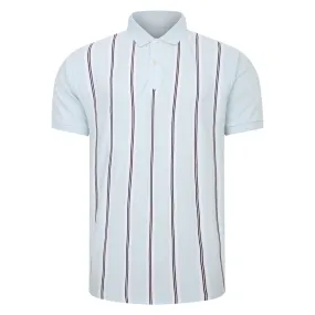 Bubble Strip Short Sleeve Polo Shirt