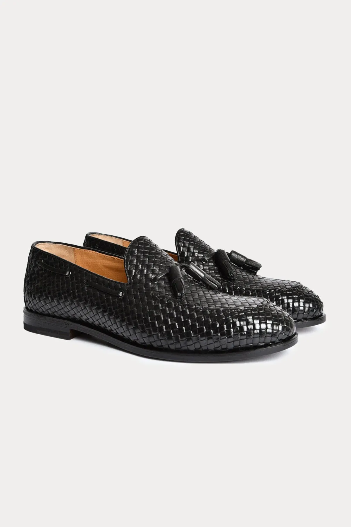 Henderson rgü Deri Püsküllü Loafer Ayakkab