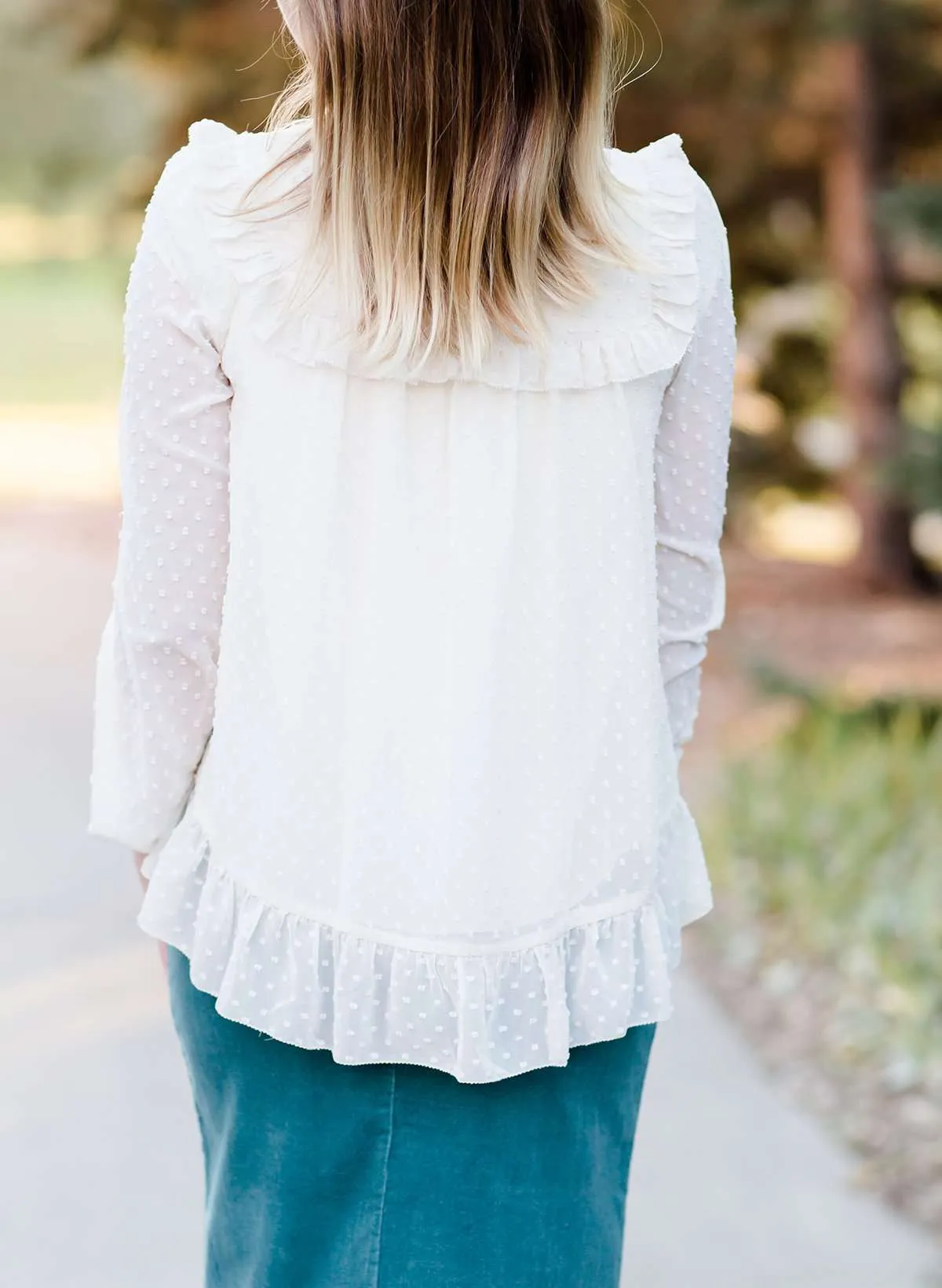 Layered Ruffle Blouse