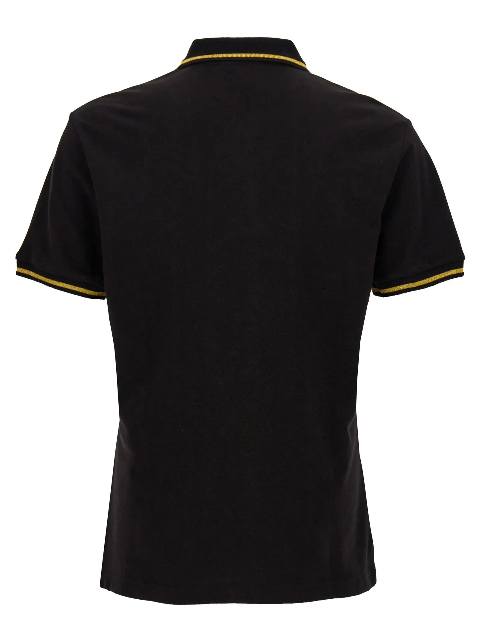 Logo Embroidery  Shirt Polo Black