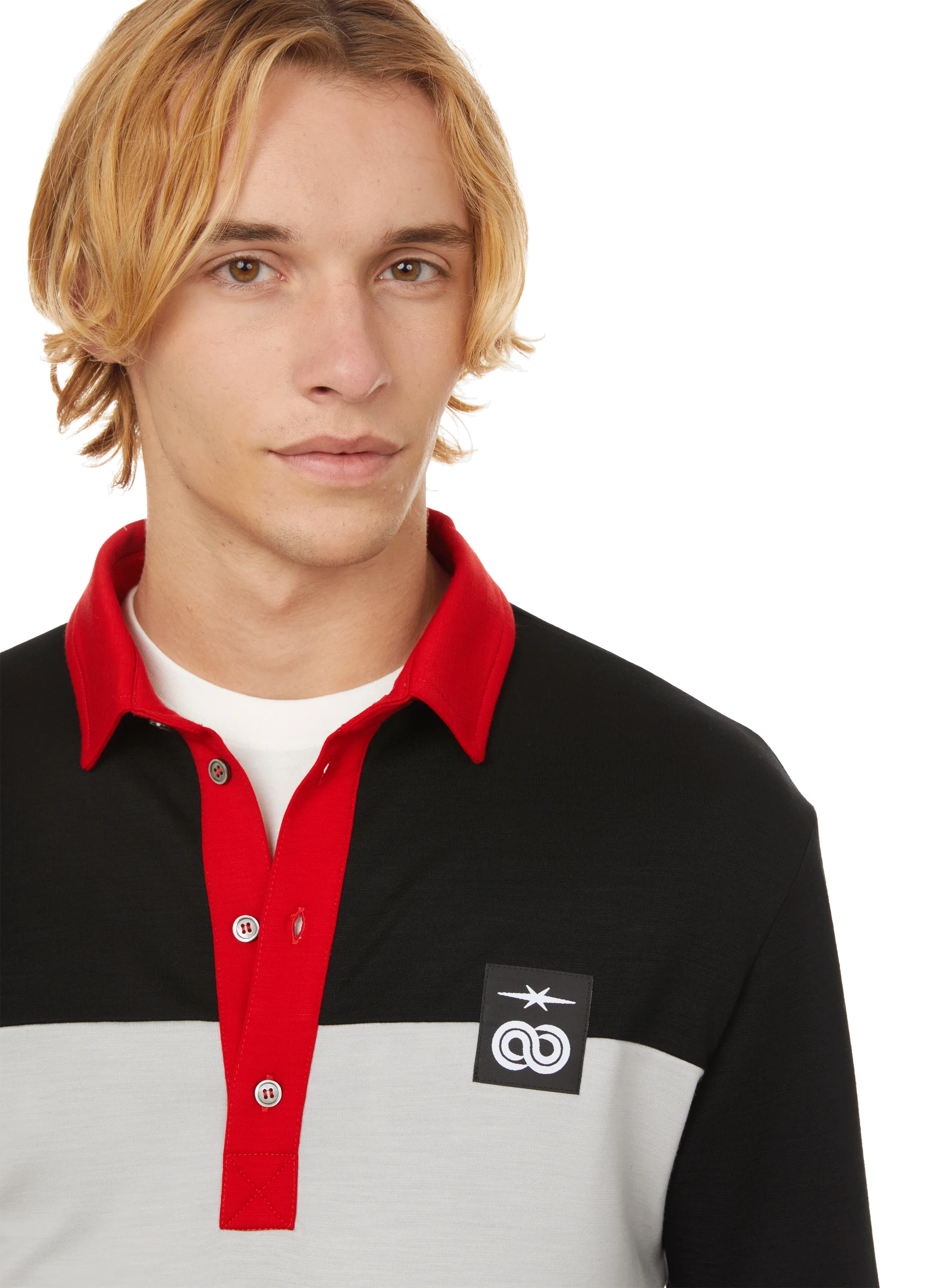 PHIPPS  Wool polo shirt - Black