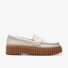 Torhill Penny Loafer Cream Interest