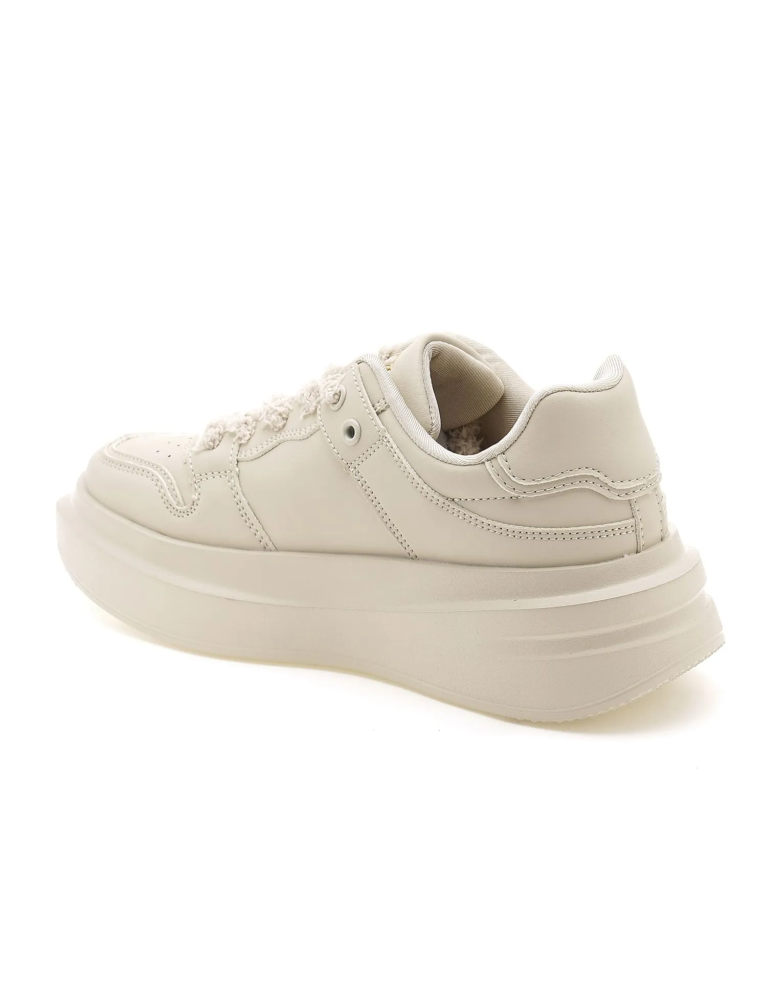 U.S. Polo Assn. Textured Burna Metallic Logo Sneakers