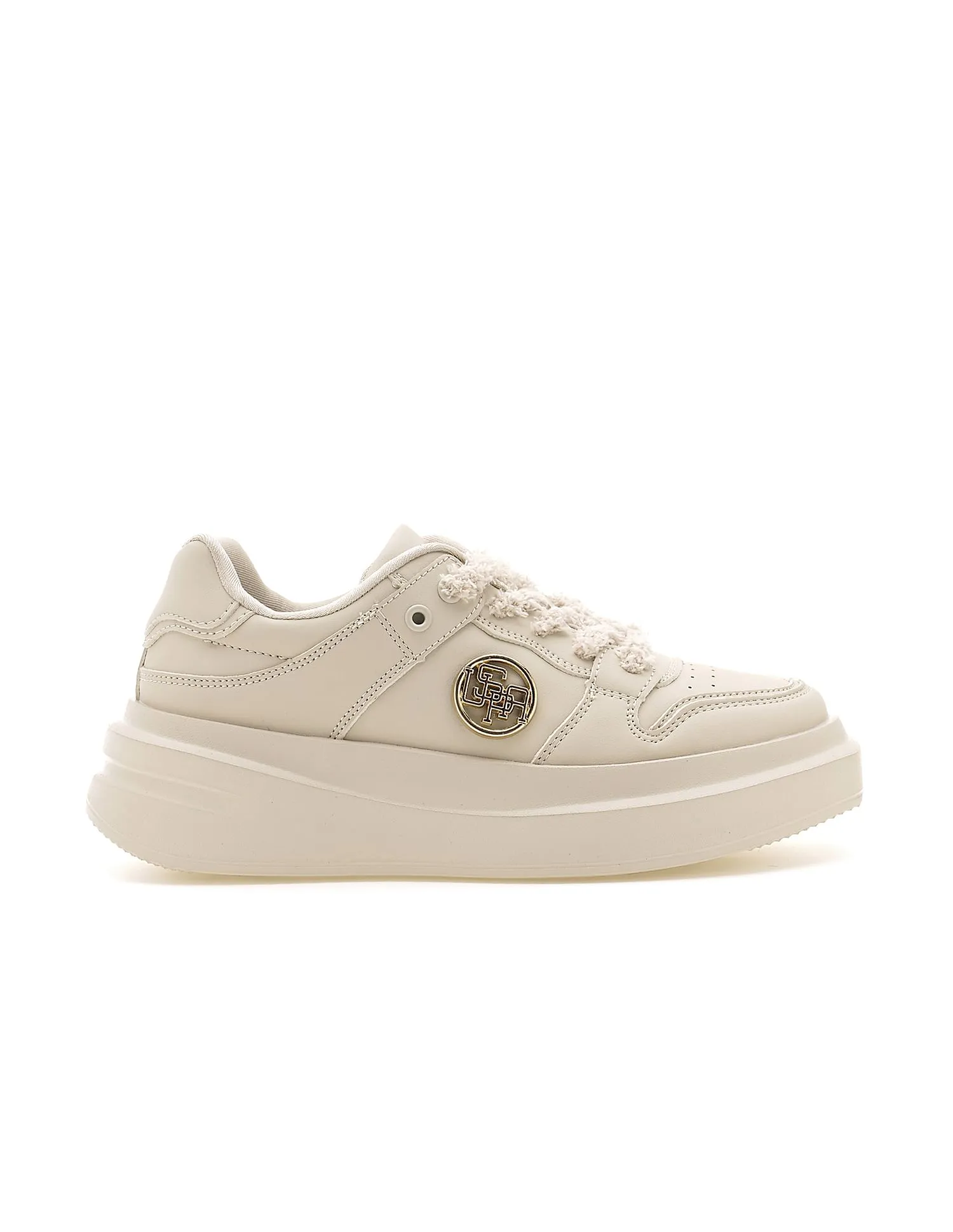 U.S. Polo Assn. Textured Burna Metallic Logo Sneakers