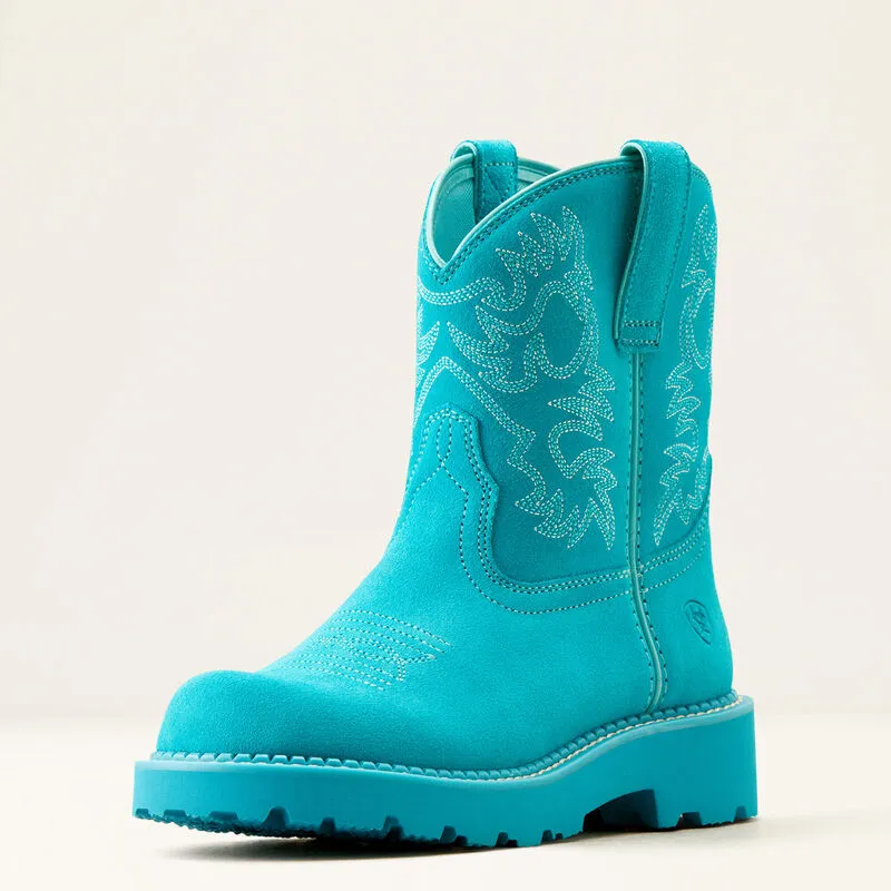 Women's Ariat Brightest Turquoise Fatbaby Boot